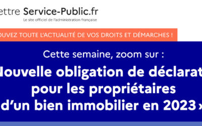 Déclaration d’occupation des biens immobiliers