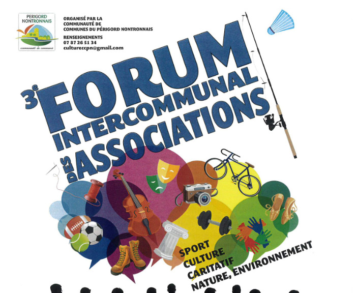 Forum intercommunal des associations, samedi 10 juin