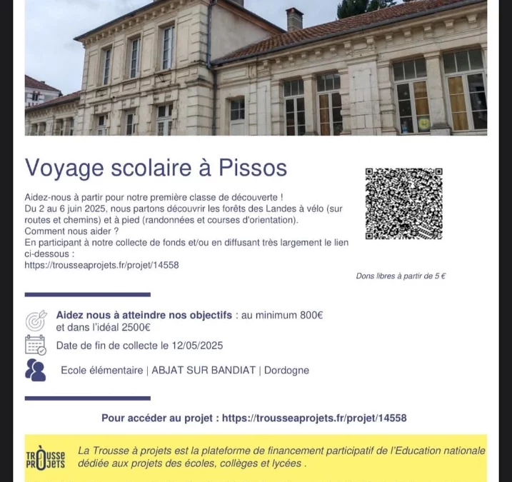 financement participatif pour la classe découverte