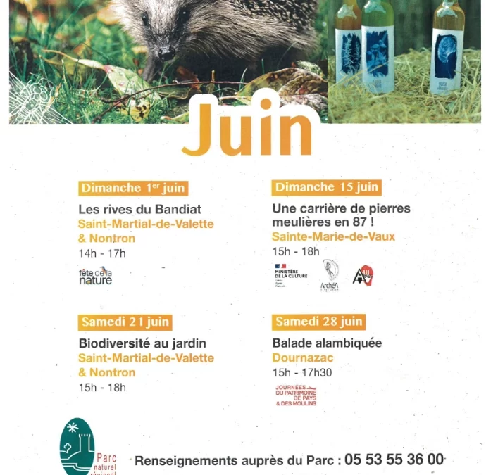 rendez-vous du parc Périgord-Limousin