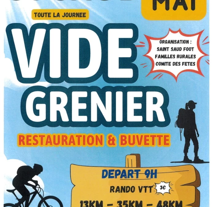 vide grenier jeudi 29 mai