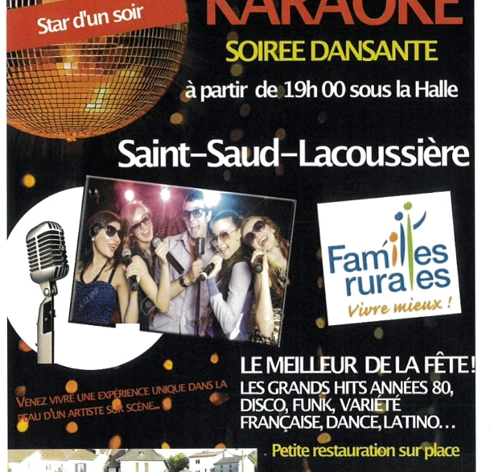 soirée Karaoké samedi 21 juin