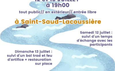 stage artistique du 7 au 13 juillet, spectacle 12 et 13 juillet