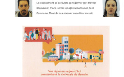 recensement de la population 2026