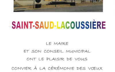 cérémonie des voeux dimanche 11 janvier à 11H