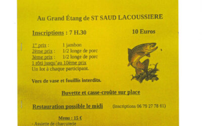 concours de pêche spécial truite 19 avril