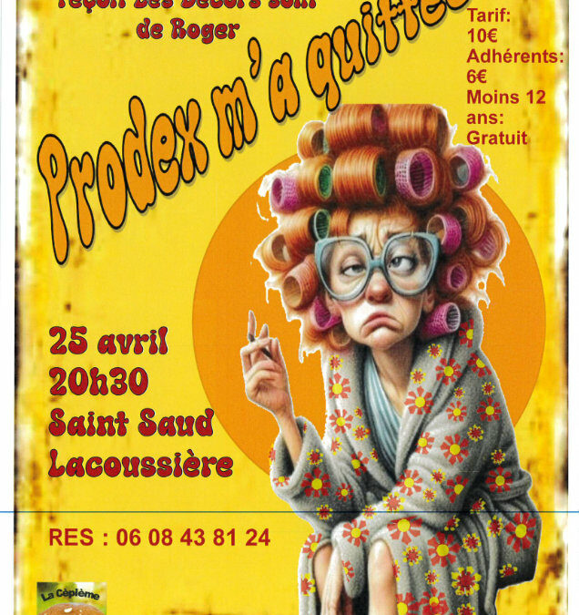 La Cépième Compagnie reçoit Les Décors sont de Roger, le 25-04 à 20h30