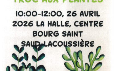 troc de plantes dimanche 26 avril