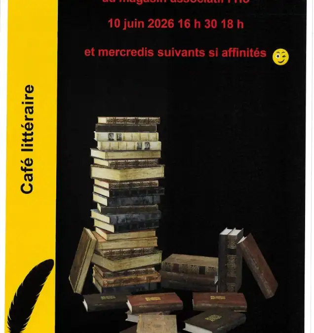 café littéraire mercredi 10 juin