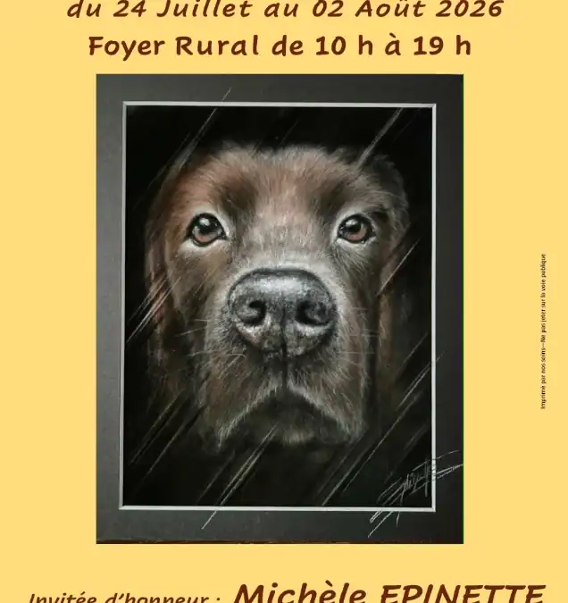 exposition d&rsquo;art du 24 juillet au 02 août