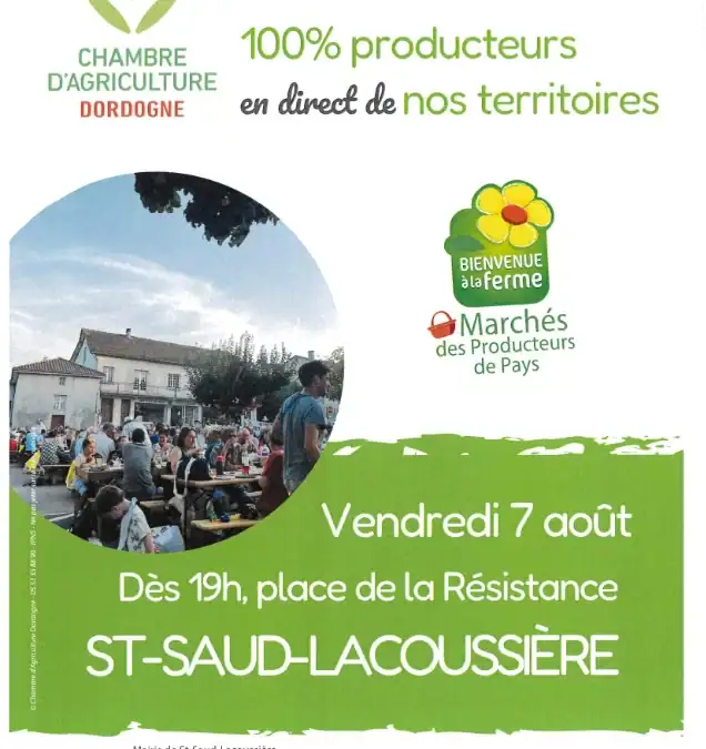 Marché des producteurs, vendredi 07 août