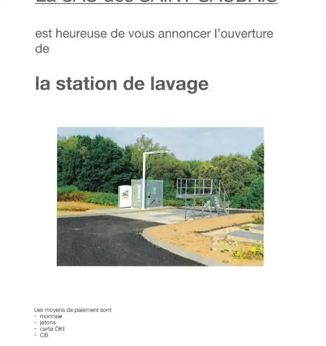 ouverture de la station de lavage